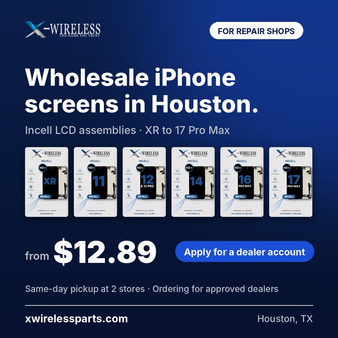 Wholesale iPhone screens for repair shops