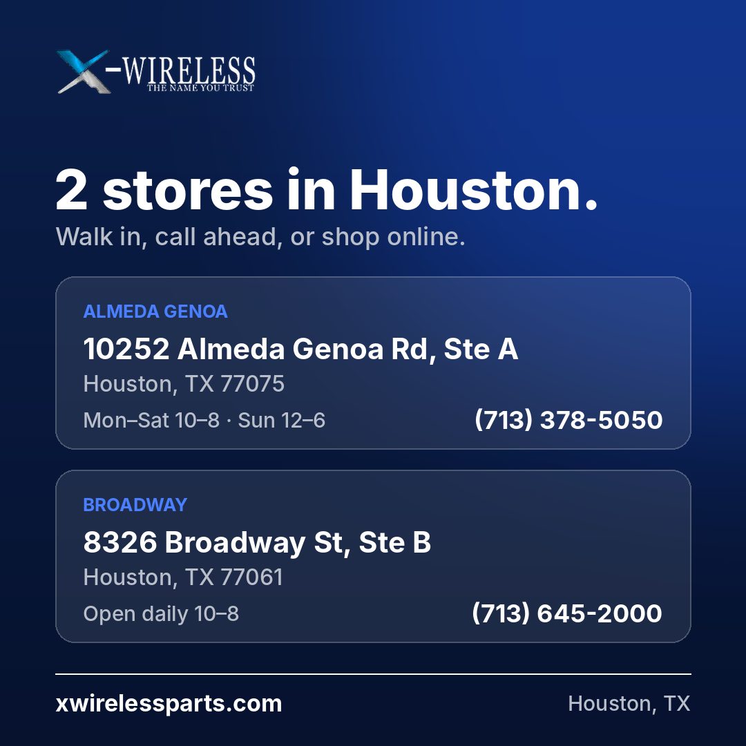 2 stores in Houston