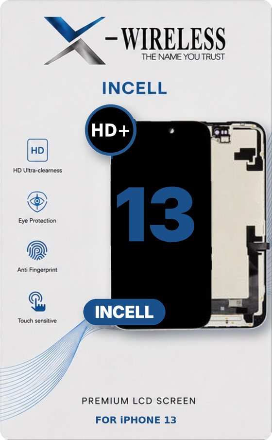 X-Wireless incell HD+ LCD screen — Incell LCD Screen Assembly for iPhone 13